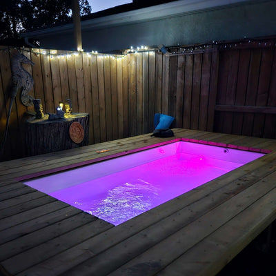 Fluid Float Compact Open Fiberglass Tub