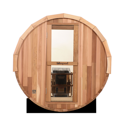 Blisspod Prague Cedar Barrel Sauna, 4-6 Person